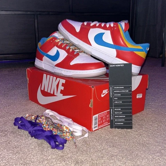 Nike | Shoes | Fruity Pebble Nike Lebron James Limited Dunks  display picture 1